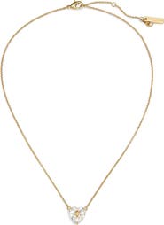 Kurt Geiger London Crystal Heart Pendant Necklace
