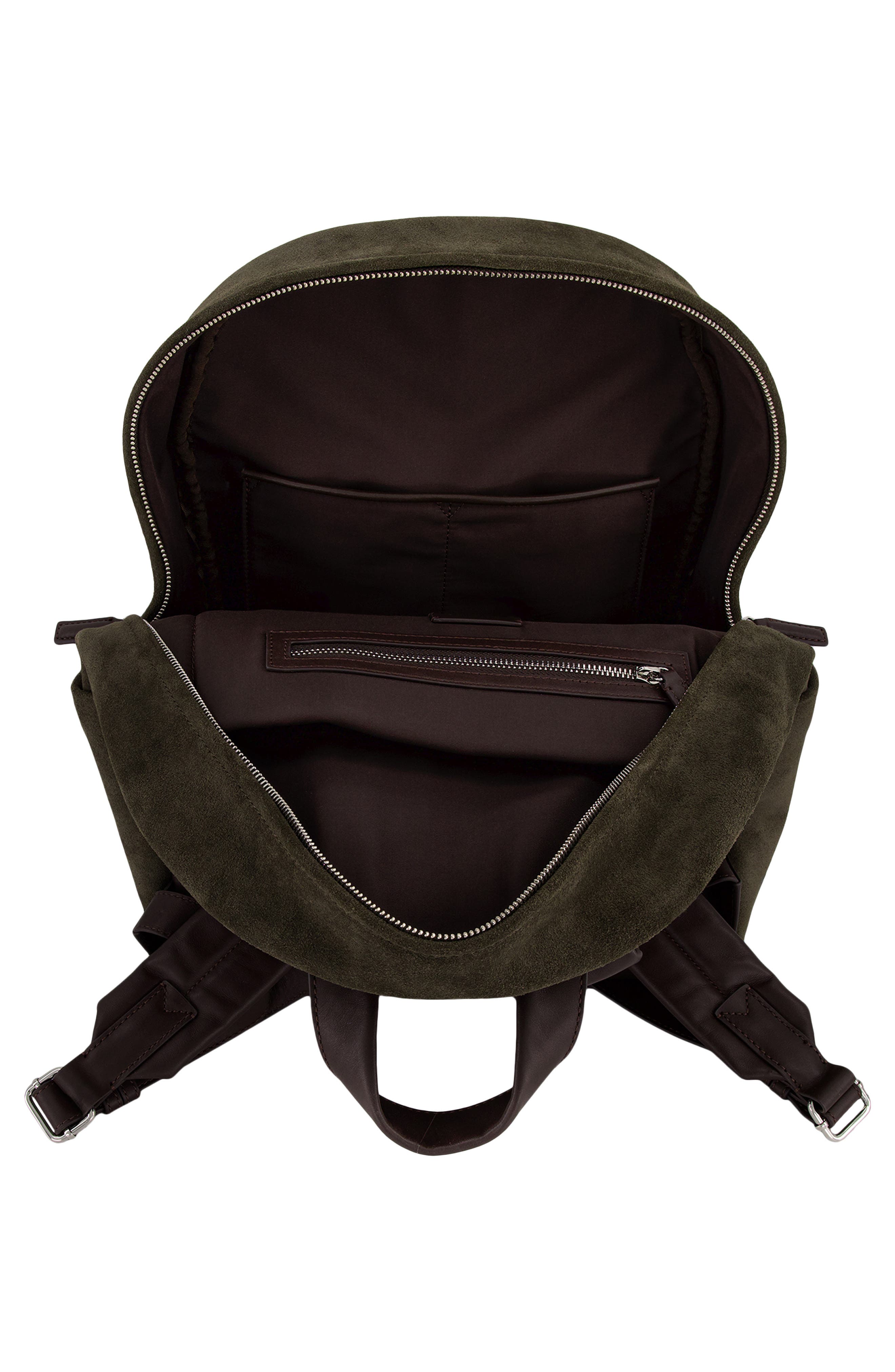 Vince Cavalor Leather Backpack, Alternate, color, Driver Green