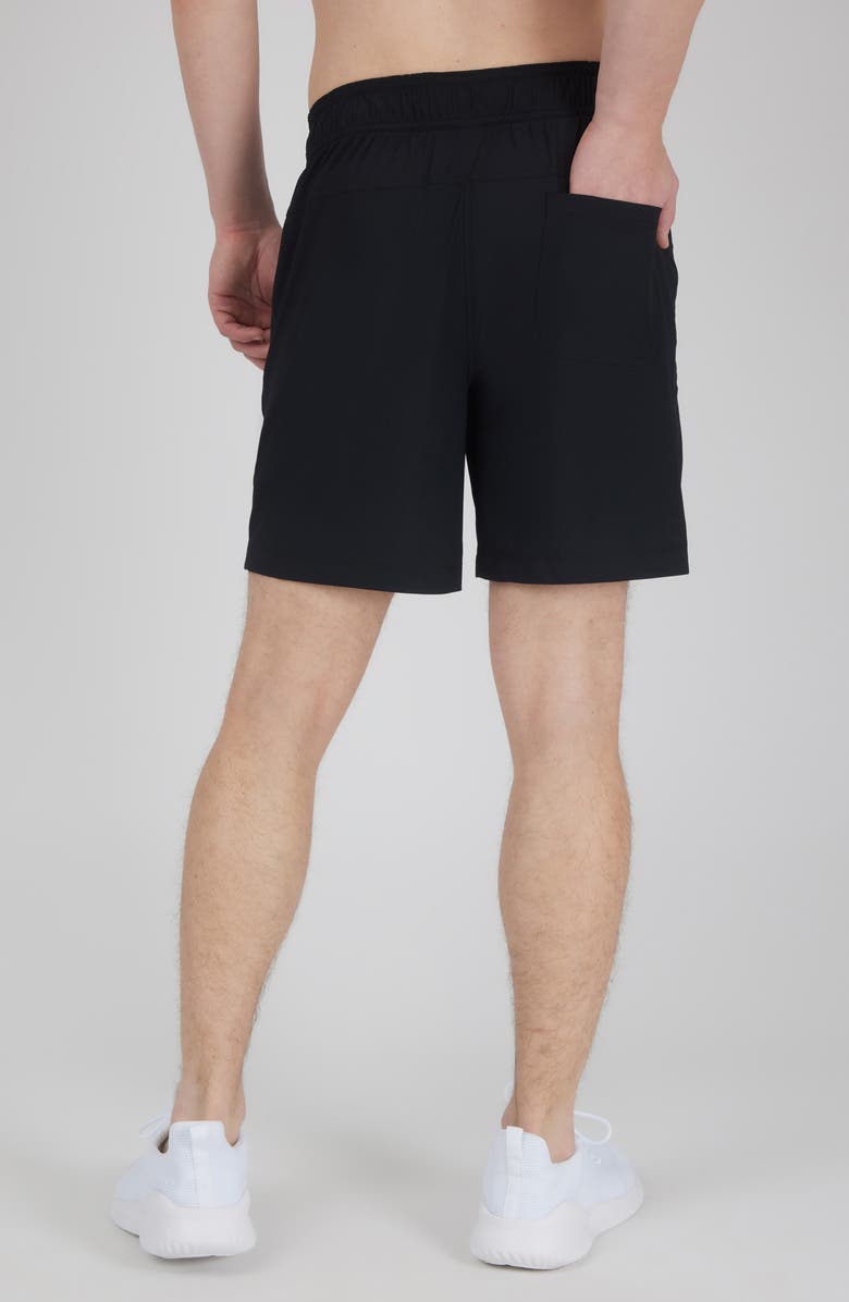 90 DEGREE BY REFLEX Stretch Tech Knit Active Shorts, Alternate, color,