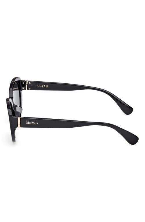 Max Mara 54mm Round Sunglasses