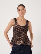 Hush Waist Gathered Sleeveless Top