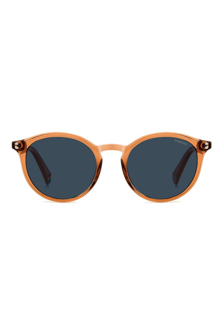 51mm Polarized Phantos Sunglasses, Main, color, ORANGE/ BLUE POLAR