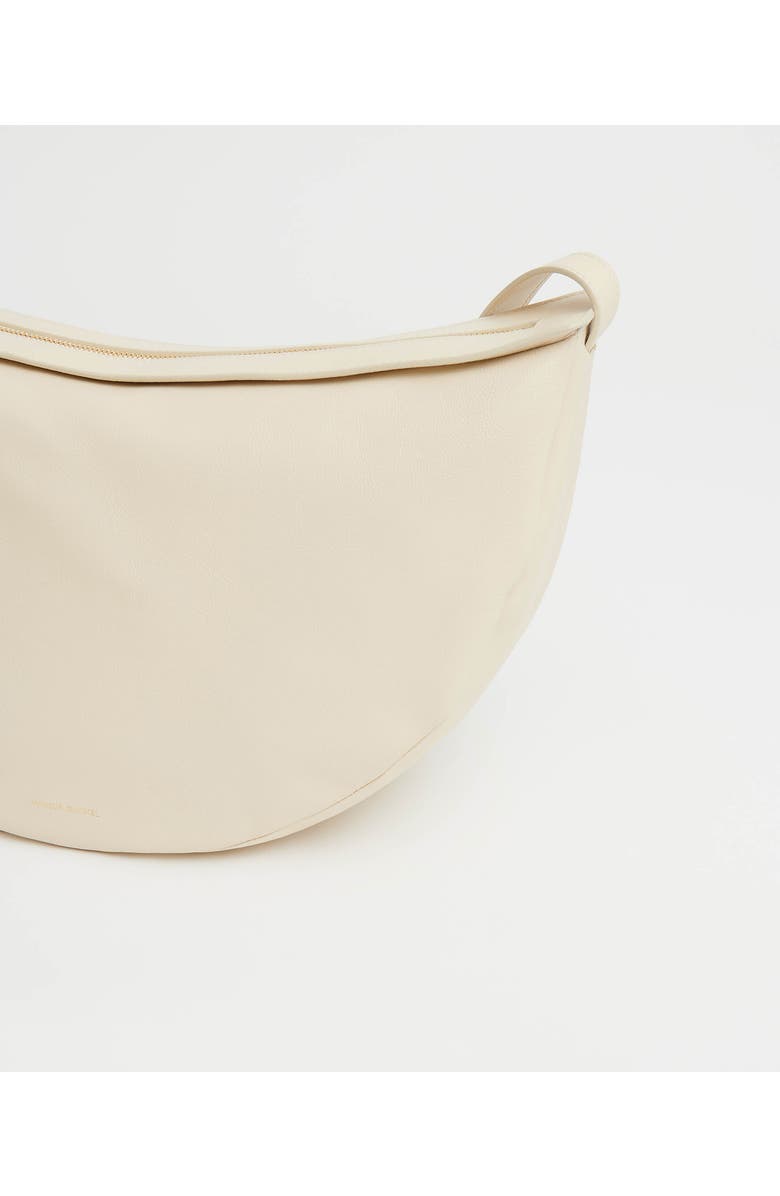 Mansur Gavriel Large Moon Leather Sling Bag, Alternate, color, Jasmine