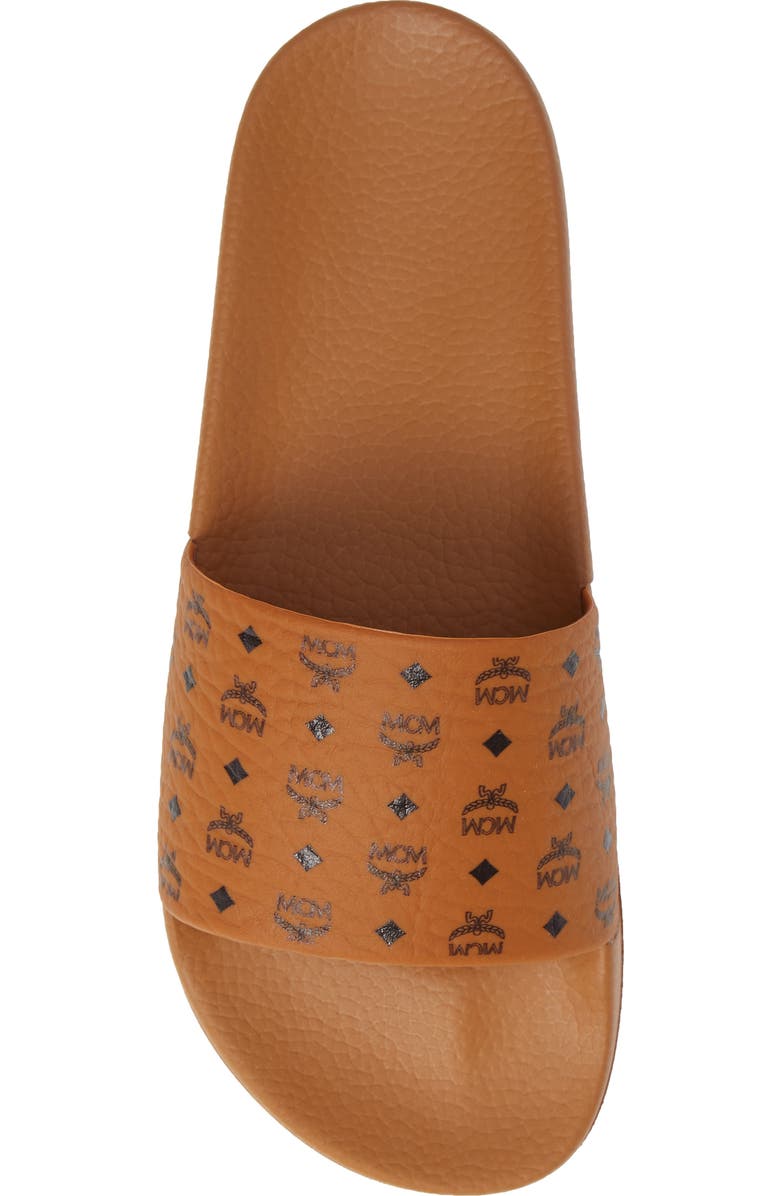 MCM Visetos Slide Sandal, Alternate, color,