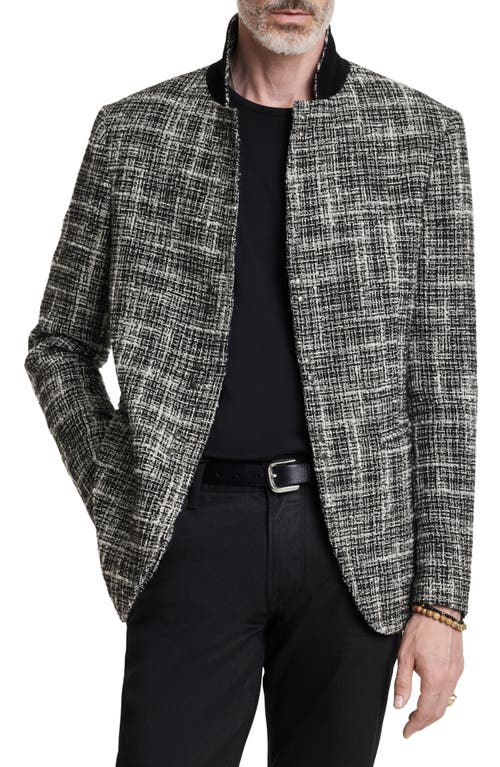 JOHN VARVATOS JOHN VARVATOS MADISON SLIM FIT TWEED BLAZER