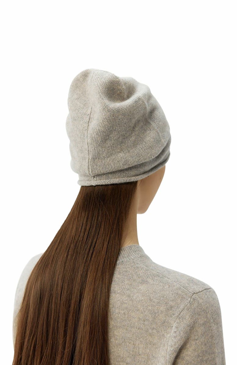 GOBI Mongolian Cashmere Cashmere Slouchy Beanie, Alternate, color, Dawn Blue