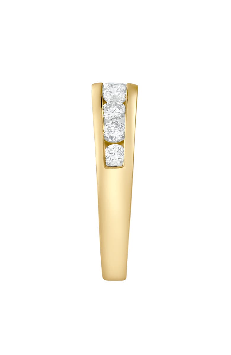 LuvMyJewelry Eterna 1.00 Cts Natural Diamond Band 14K Gold Ring, Alternate, color, 14K Yellow Gold