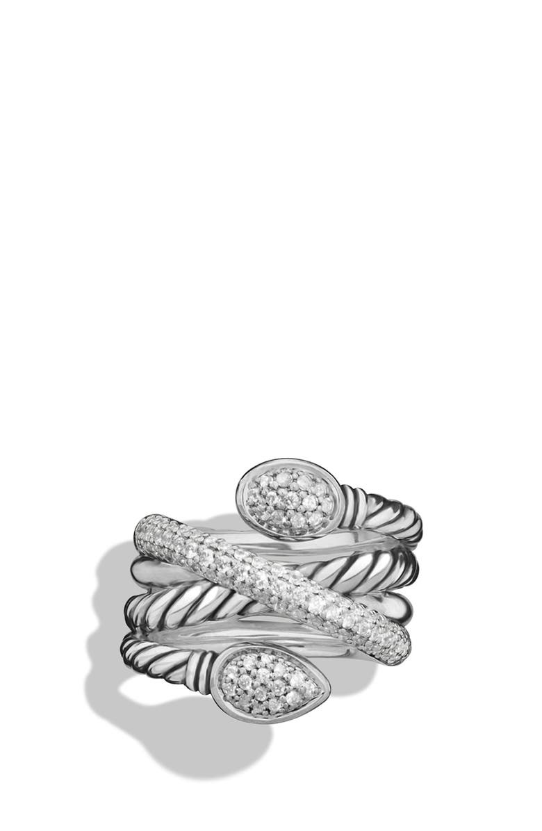 David Yurman 'Renaissance' Ring with Diamonds, Alternate, color,