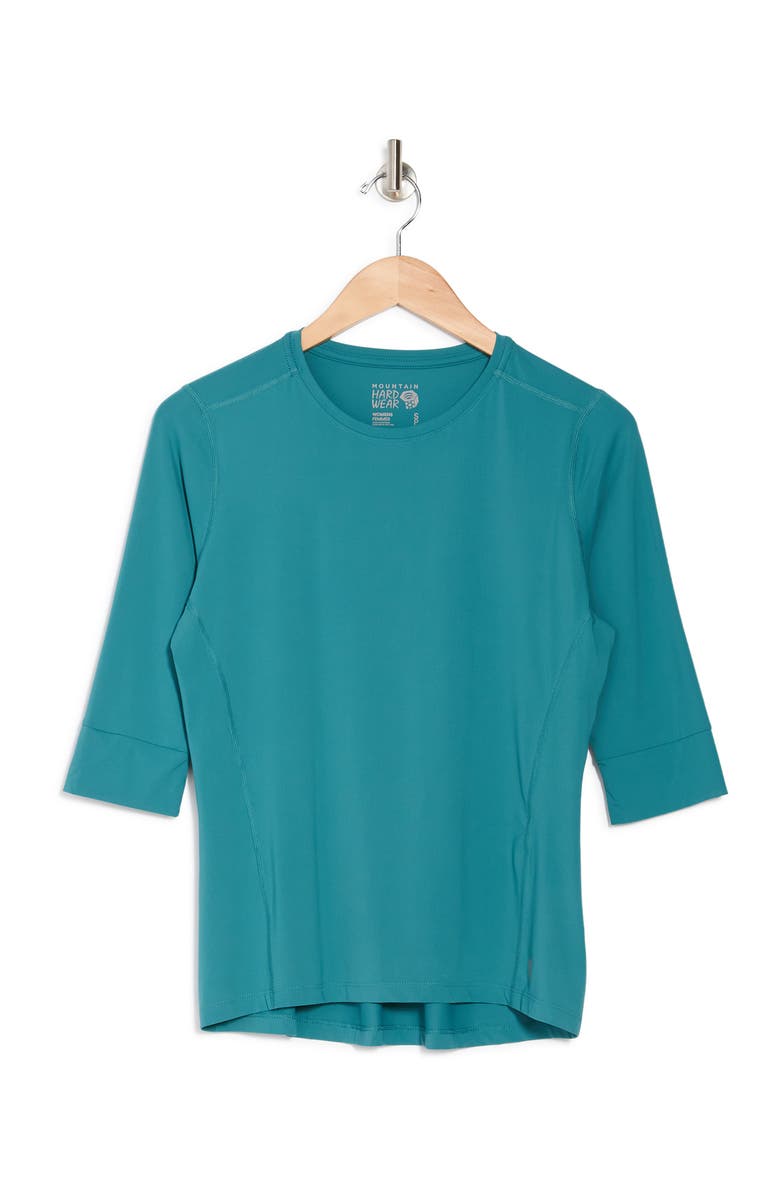 Mountain Hardwear Crater Lake 3/4 Sleeve UPF 50+ T-Shirt, Alternate, color, 