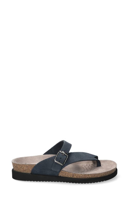 Mephisto Helen Toe Loop Sandal In Blue