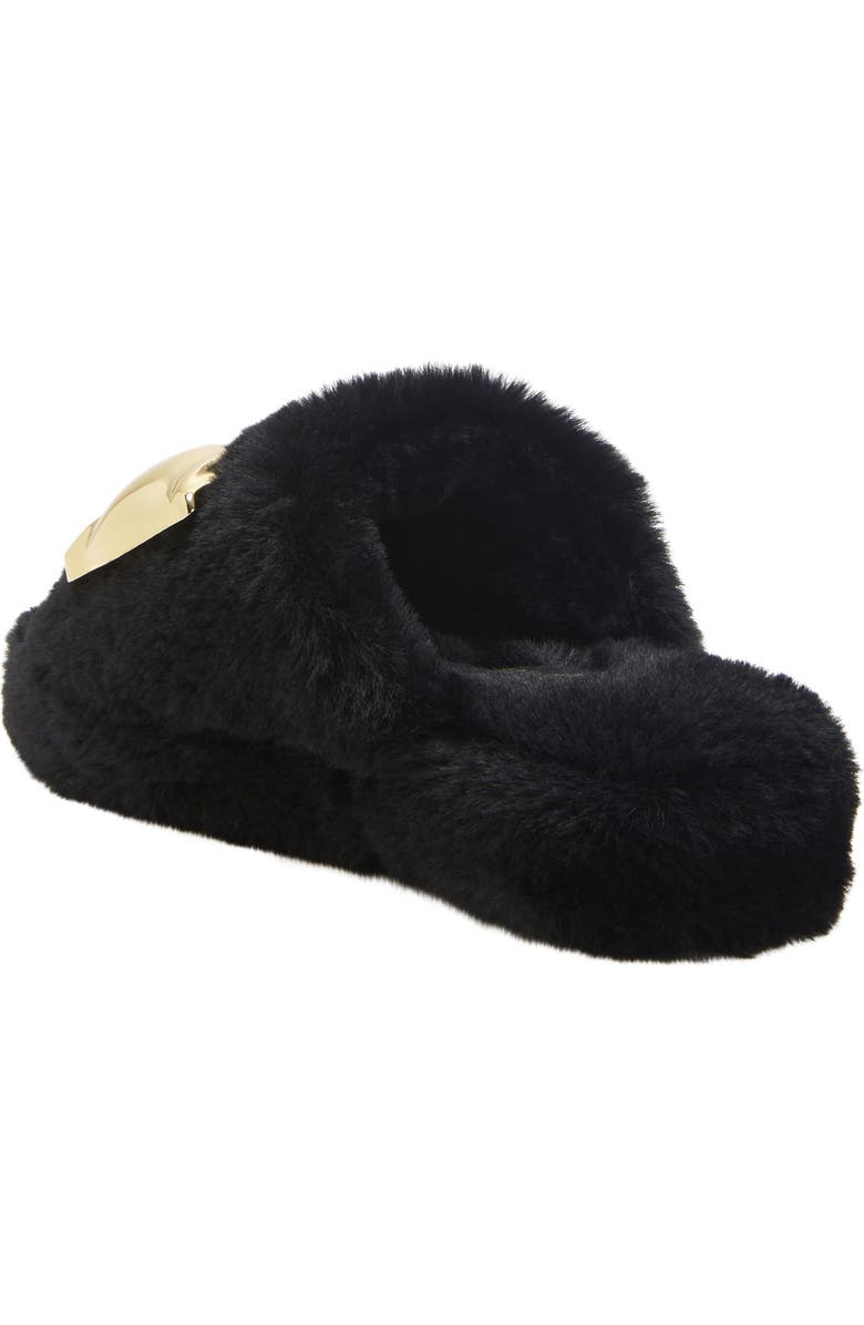 Katy Perry The Fuzzy Metallic Bow Slide, Alternate, color,