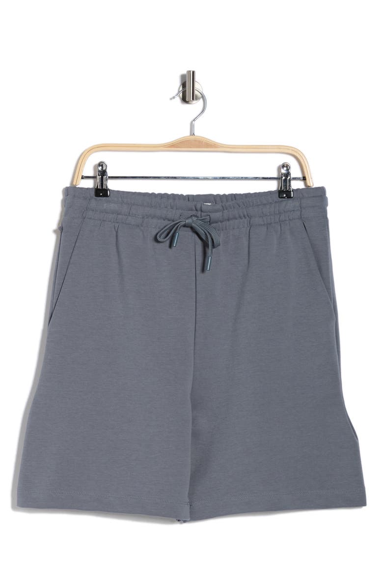 DENIM AND FLOWER Pull-On Drawstring Shorts, Alternate, color, Mid Blue