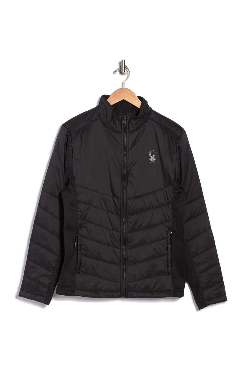 Spyder Stealth Hybrid Full Zip Jacket, Main, color,