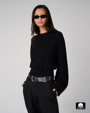 WeWoreWhat Bubble Crewneck Sweater