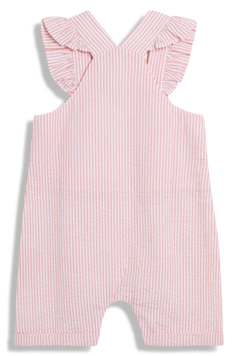 Cotton Shirt & Overalls Set, Alternate, color, PINK