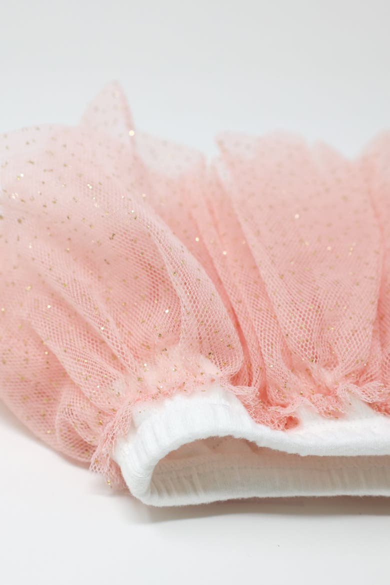 Layered Frill Tutu Tushie, Alternate, color, Pale Pink/Gold