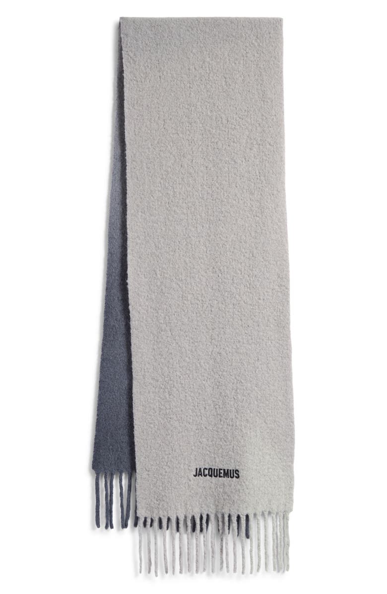 Jacquemus L'écharpe Moisson Alpaca Blend Fringe Scarf, Alternate, color, 