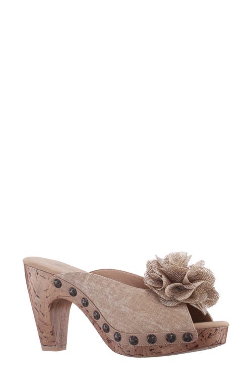 Nina Veneto Sandal In Natural