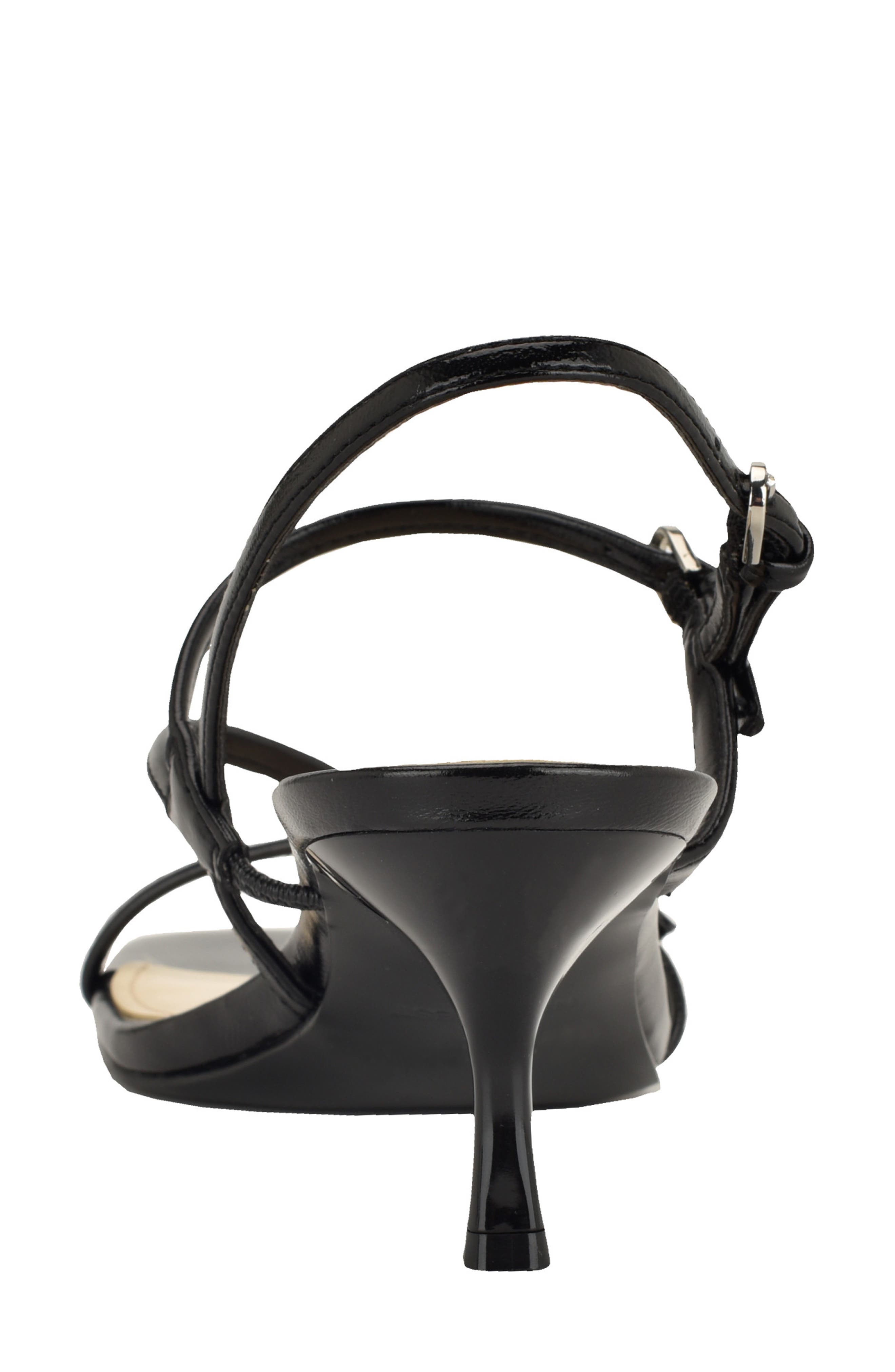 Nine West Hayla Strappy Sandal, Alternate, color, Black