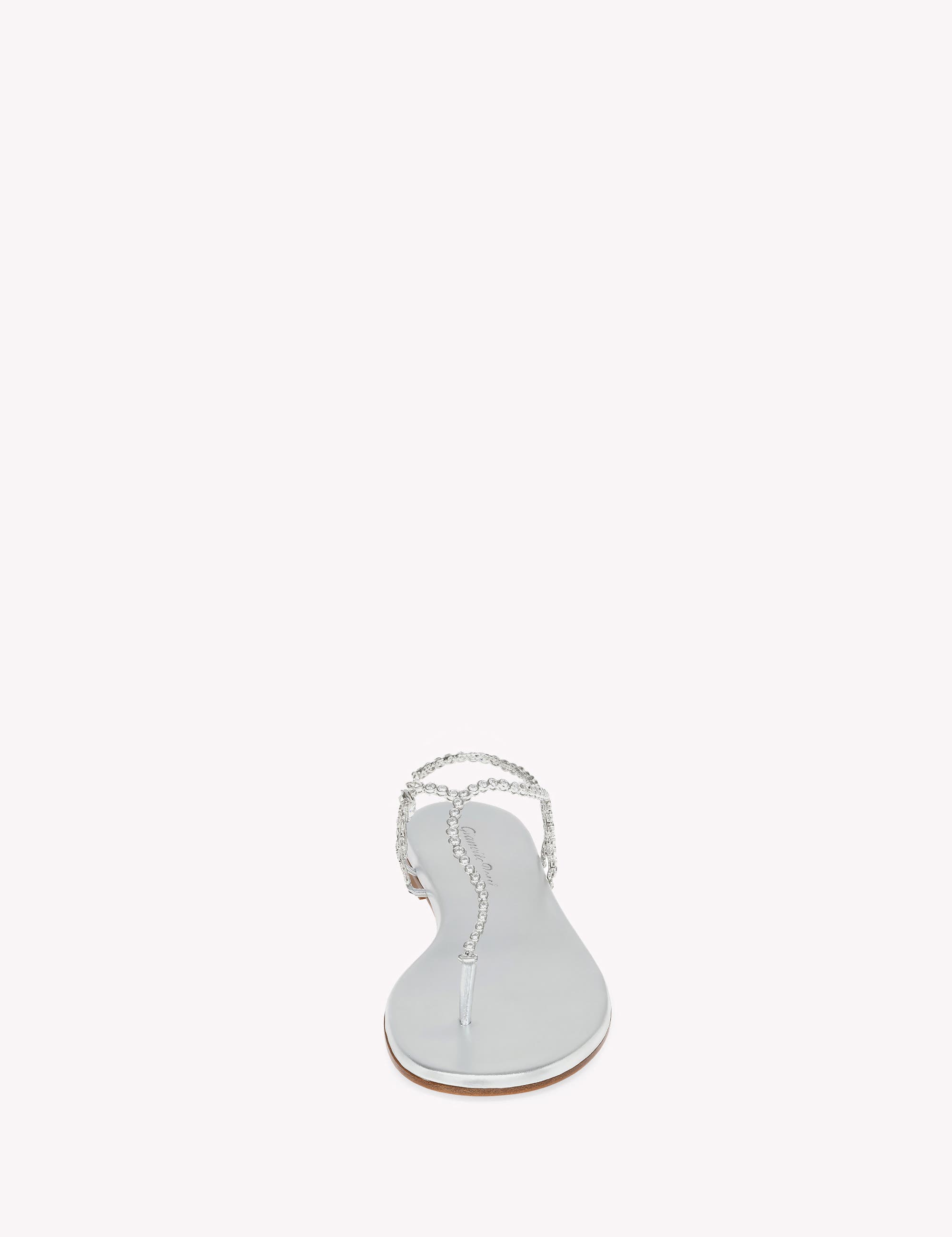Eternity Thong, Alternate, color, Metallic Silver Nappa Leather