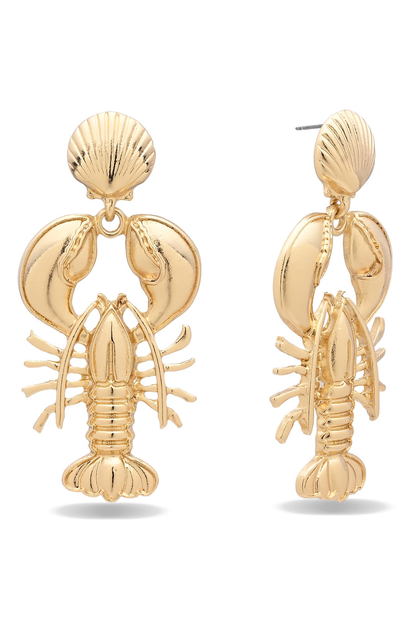 EYE CANDY LOS ANGELES Langostina Statement Earrings