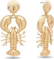 EYE CANDY LOS ANGELES Langostina Statement Earrings