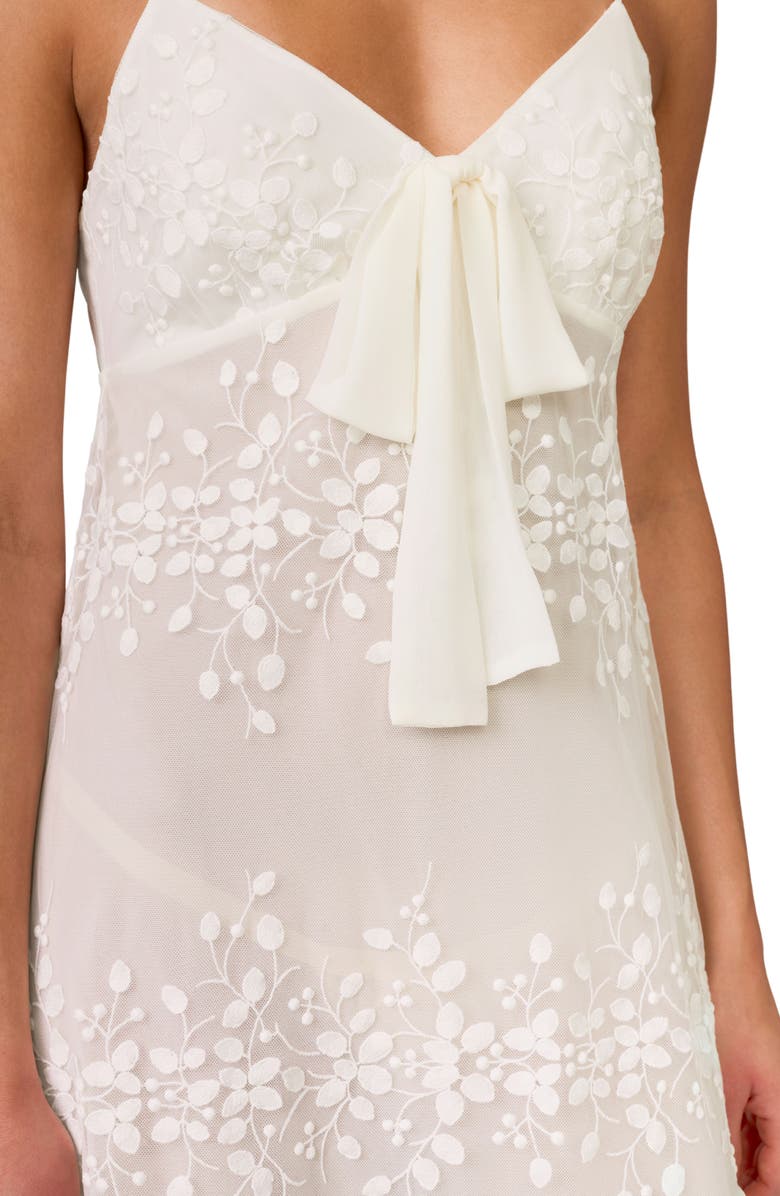 Rya Collection Tidal Embroidered Chiffon Chemise, Alternate, color, Ivory
