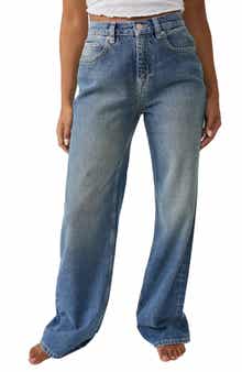 Free People We the Free Tinsley High Waist Baggy Jeans