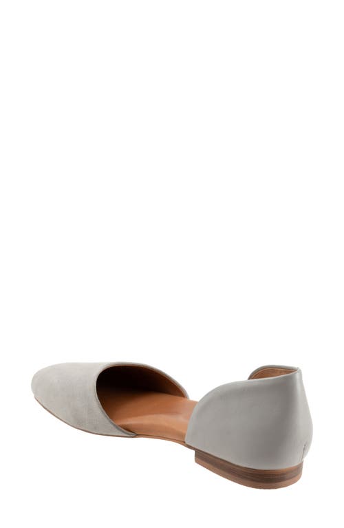 Softwalk ® Kamari D'orsay Flat In Grey Suede