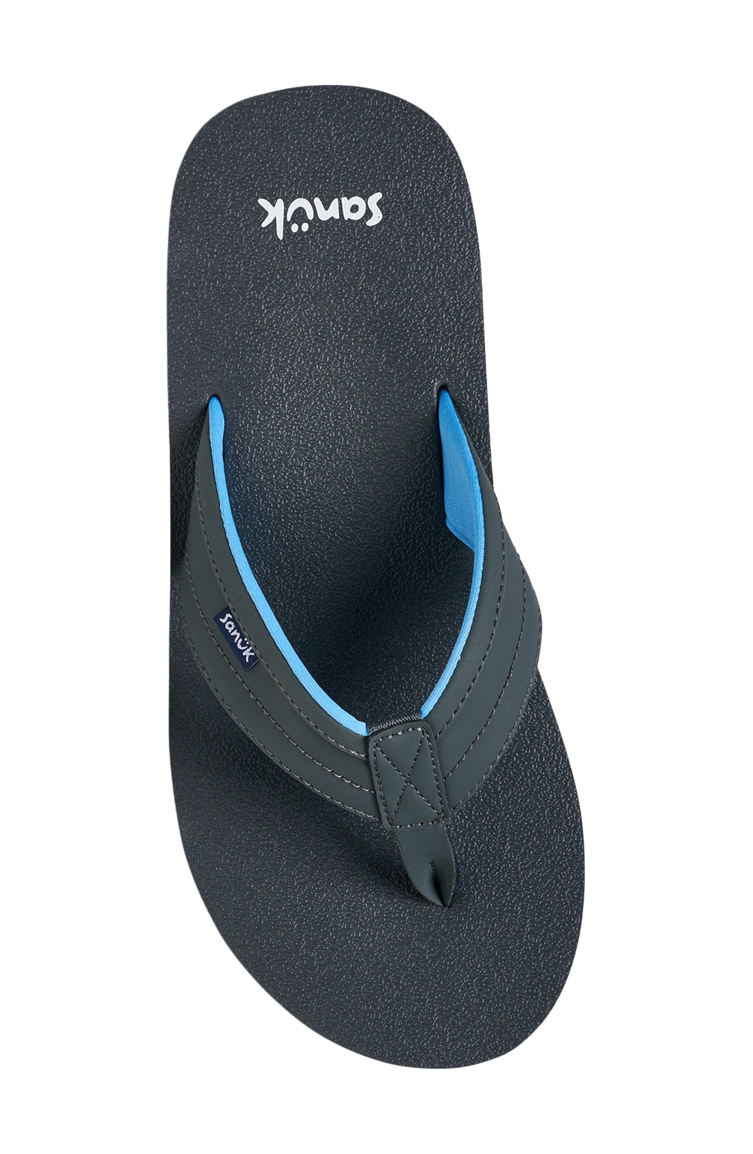 Ziggy Water Friendly Flip Flop, Alternate, color, DARK SHADOW