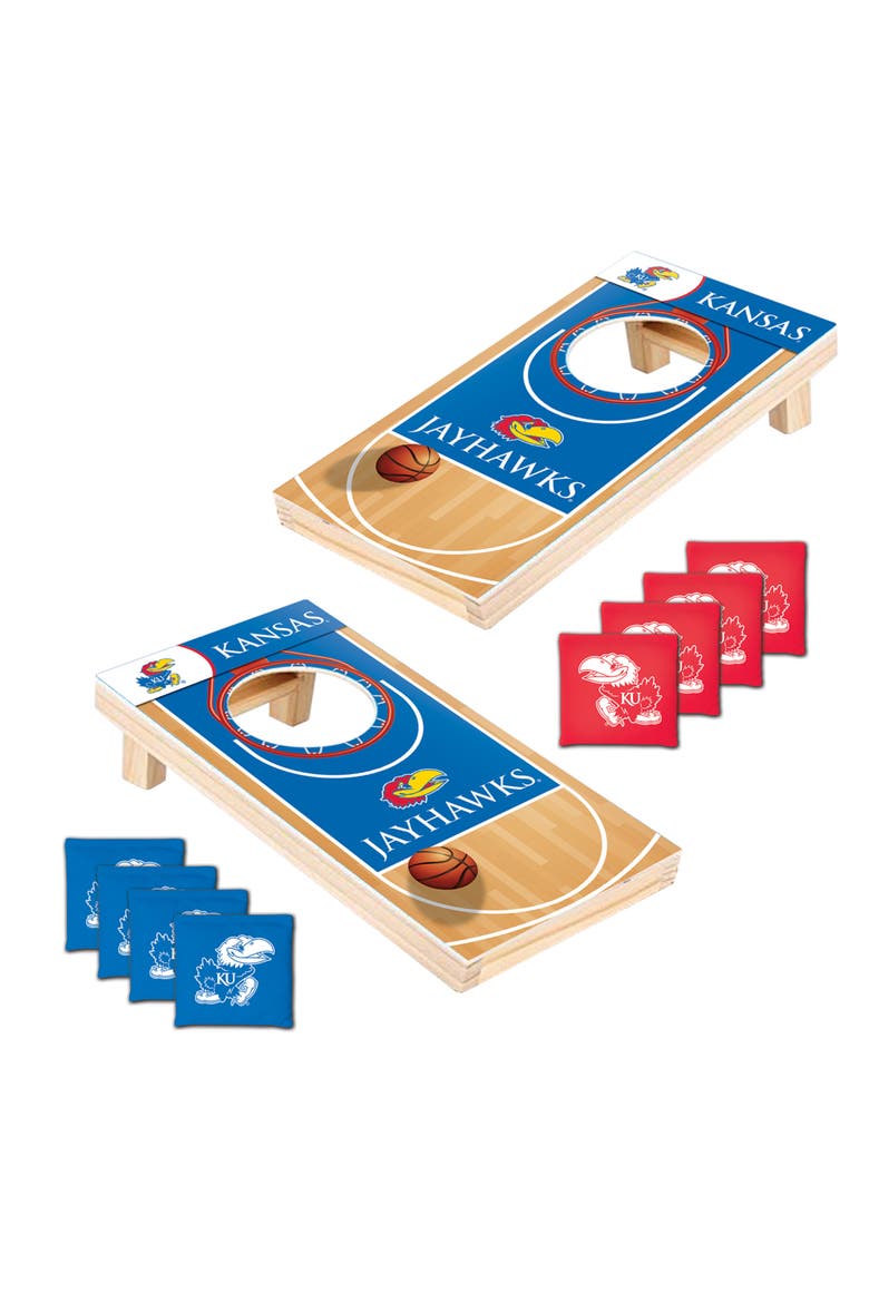 Kansas Jayhawks NCAA Tabletop Cornhole, Alternate, color, Multicolor