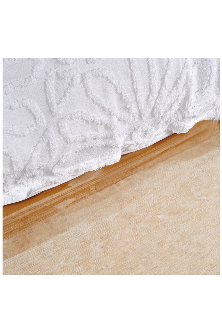 Chenille Medallion Comforter & Sham Set, Alternate, color, WHITE