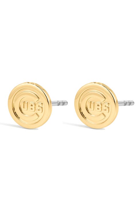 MLB Chicago Cubs Logo Stud Earrings