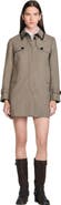 SANDRO Houndstooth trench
