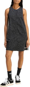 adidas Originals Animal Print Sleeveless Shift Dress
