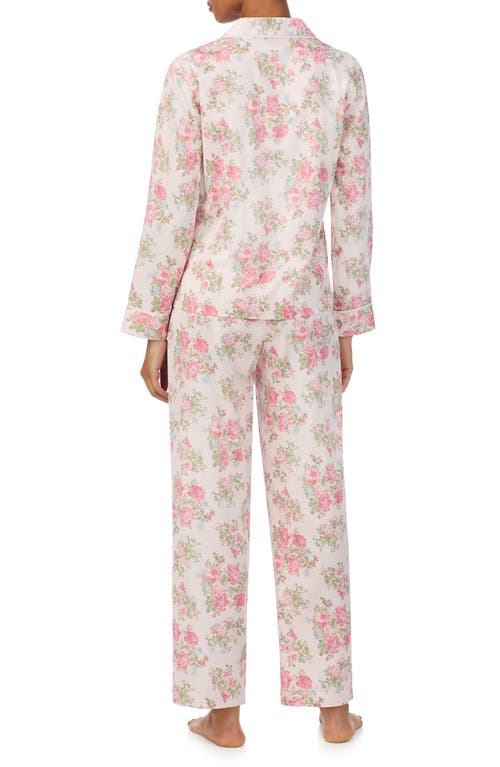Ralph Lauren Lauren Print Cotton Blend Pajamas In Multi