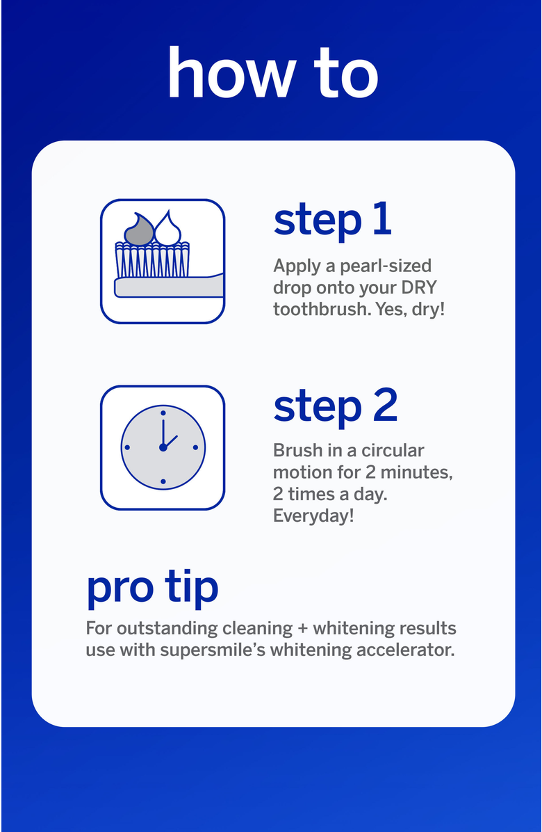 Supersmile Professional Whitening Toothpaste - Cinnamon, Alternate, color, White