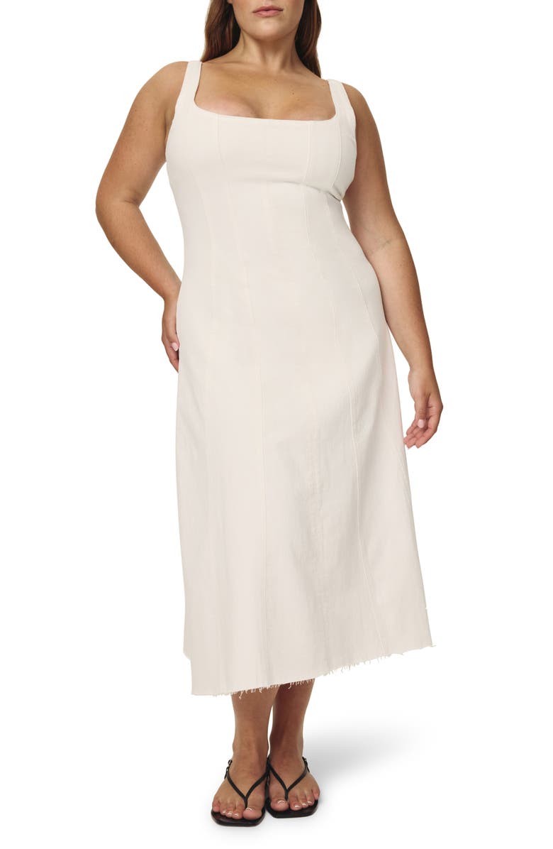 WARP+WEFT Sleeveless Stretch Denim Maxi Dress, Main, color, 