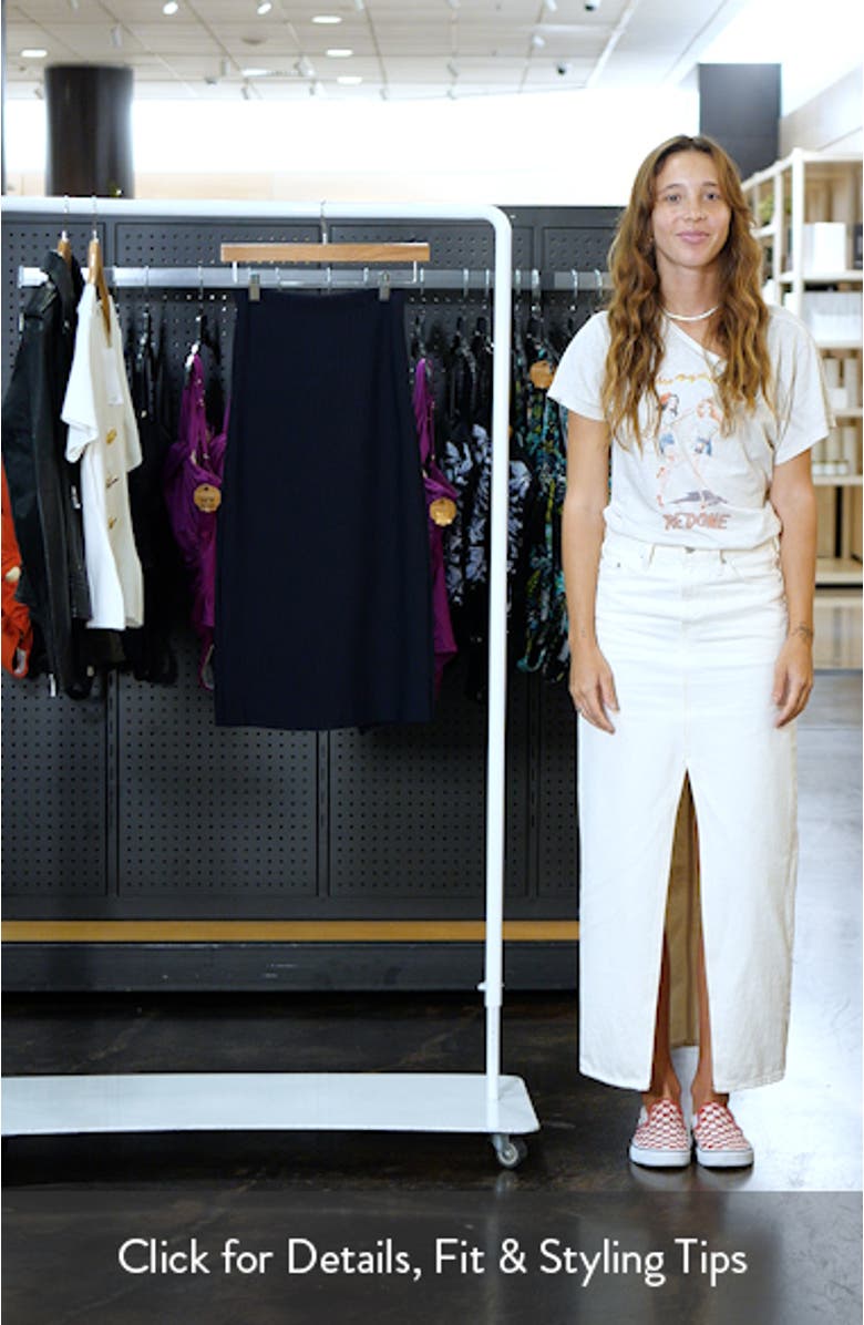 CEO Stripe Neoprene Skirt, sales video thumbnail