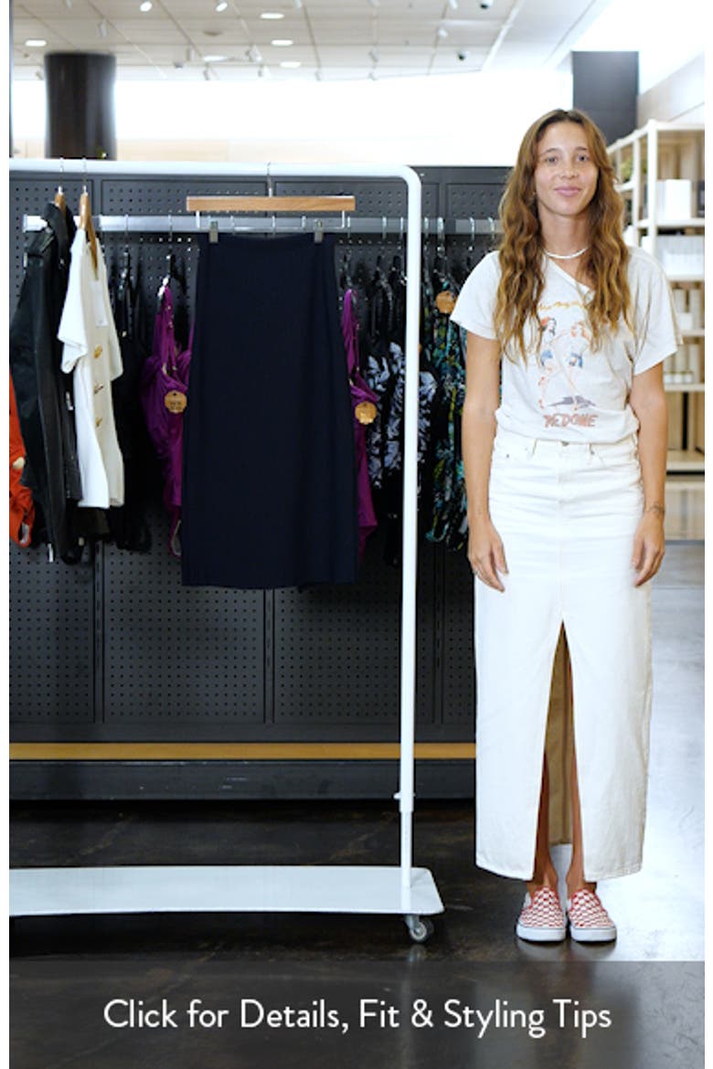 CEO Stripe Neoprene Skirt video