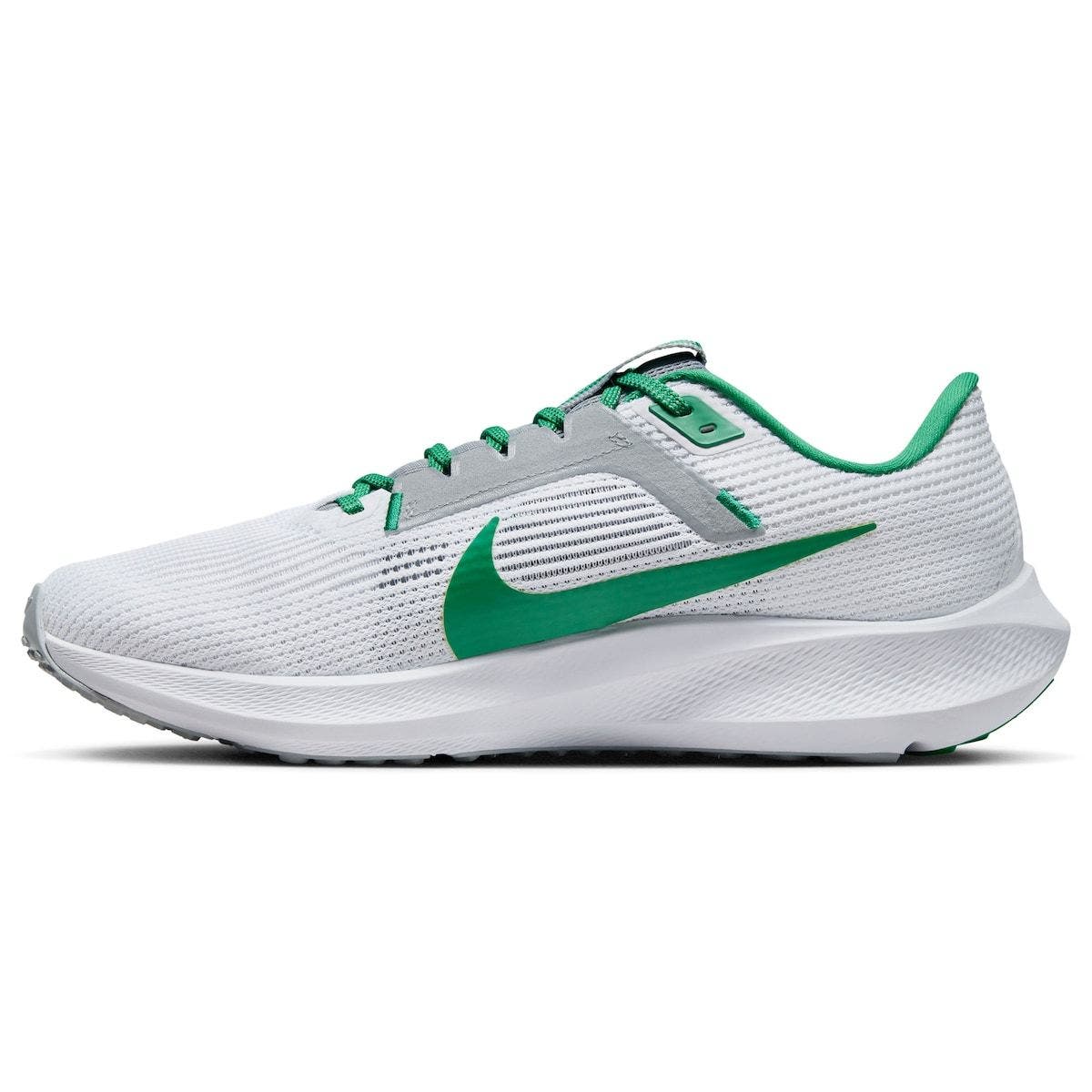 Unisex Nike  White Norfolk State Spartans Zoom Pegasus 40 Running Shoe, Alternate, color, White