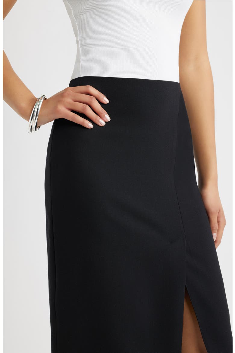 Icon Pencil Skirt, Alternate, color, BLACK