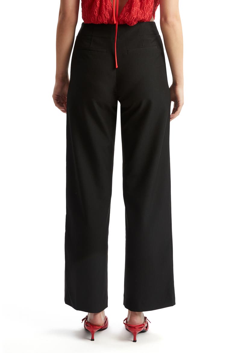 Balia Hipster Wide Leg Pants, Alternate, color, BLACK