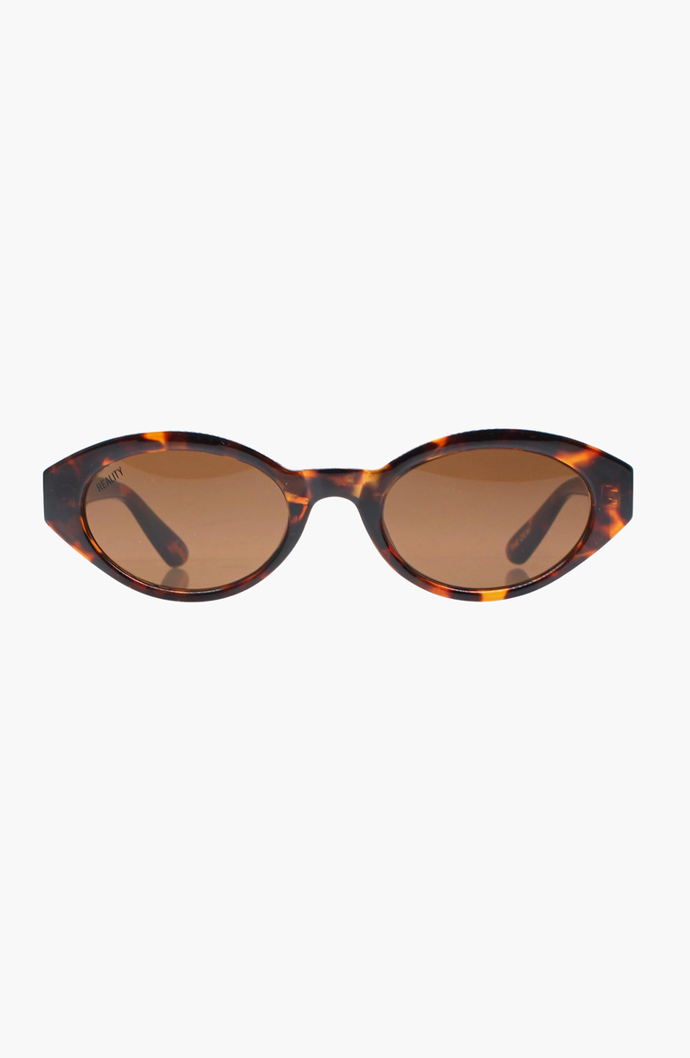 Reality Eyewear The Demi Sunglasses, Main, color, Turtle