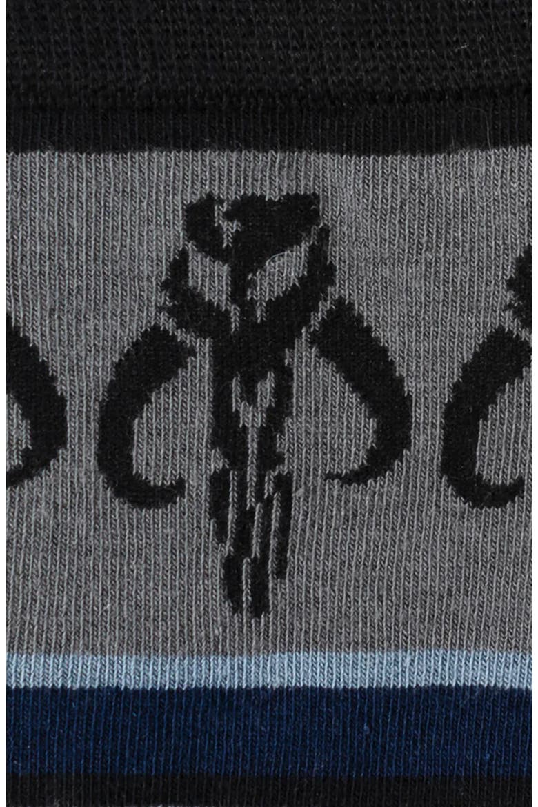 Mandalorian Mythosaur Crew Socks & Lapel Pin Gift Set, Alternate, color, GREY MULTI