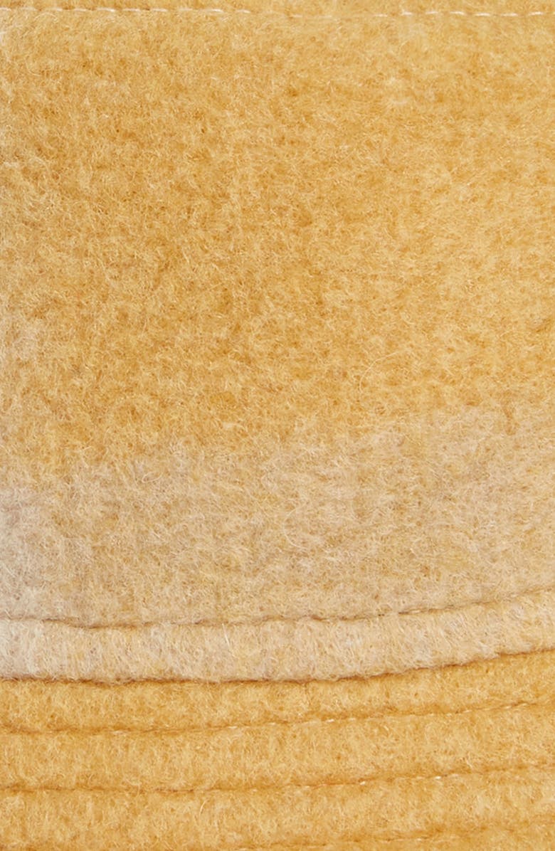 Isabel Marant Haley Check Logo Bucket Hat, Alternate, color, 