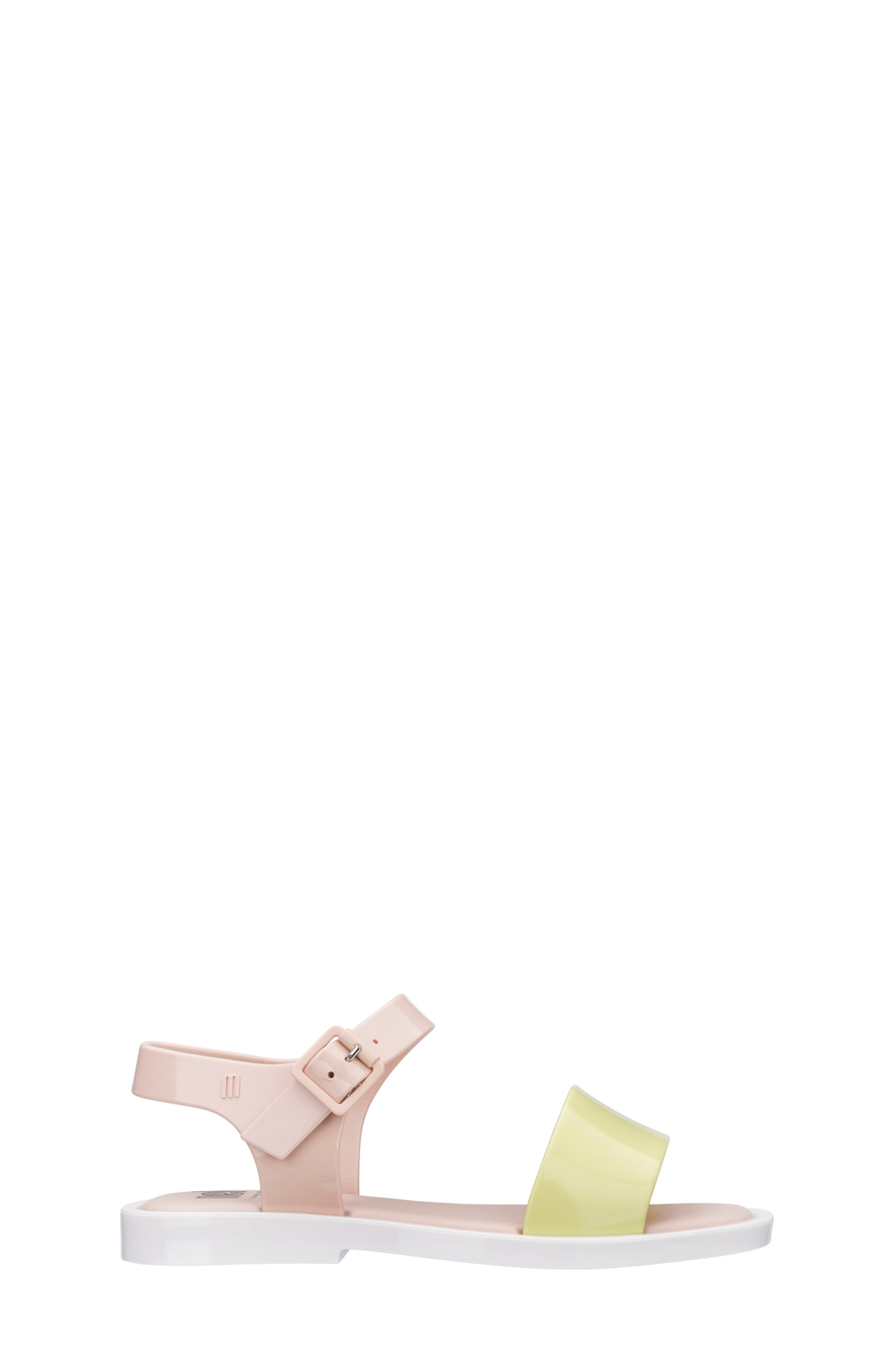 Mel by Melissa Mel Mar Sandal, Alternate, color, YELLOW/ PINK