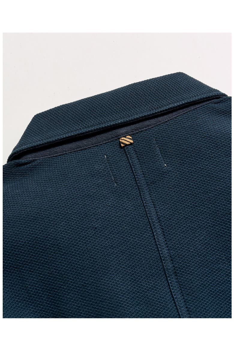 Piqué Chore Shirt Jacket, Alternate, color, CARBON BLUE