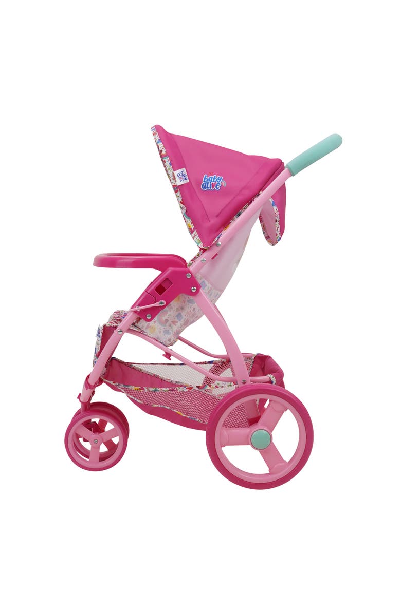 Baby Alive Doll Jogging Stroller, Fits Dolls Up To 24", Alternate, color, Pink
