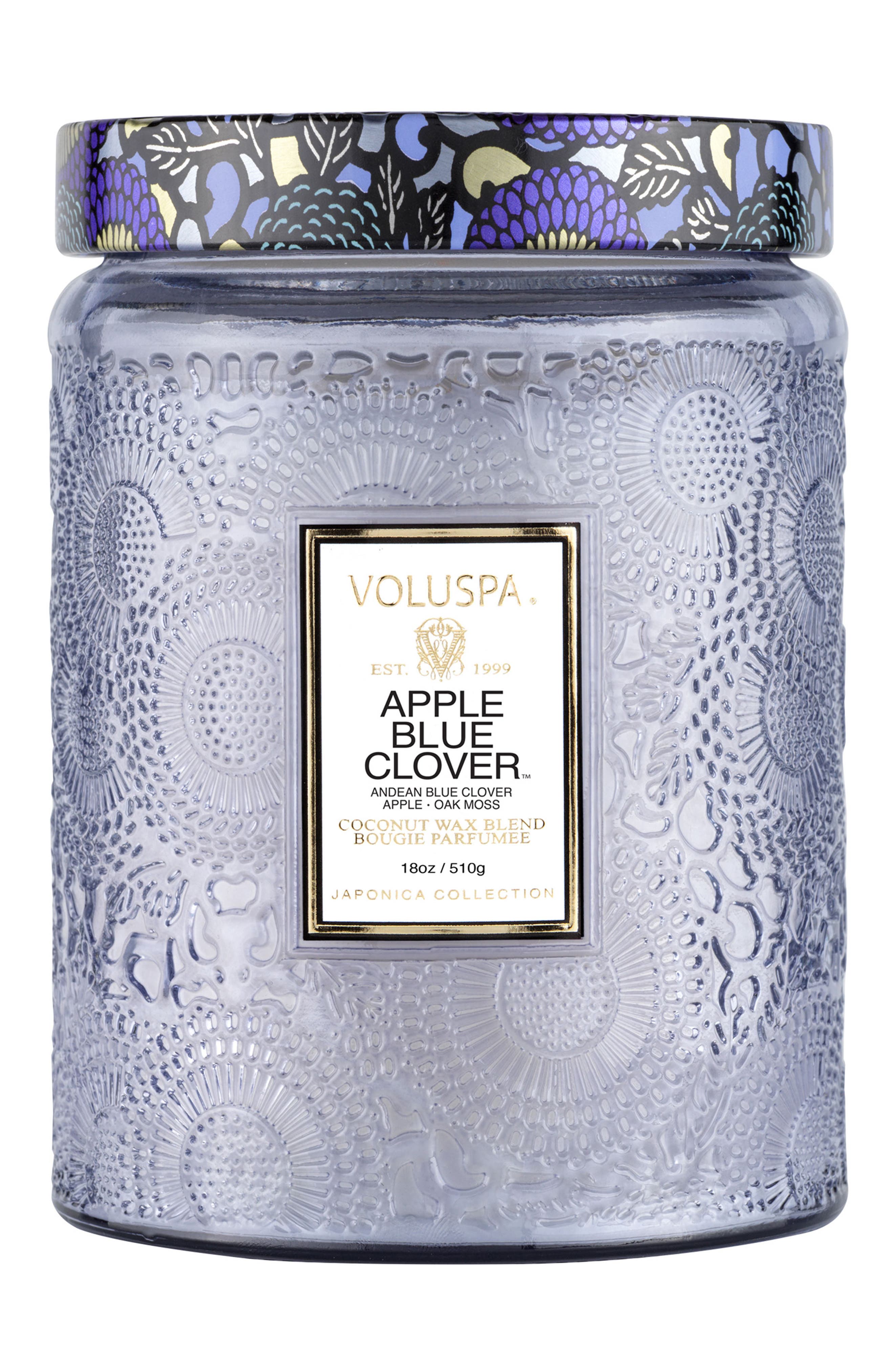 Voluspa Apple Blue Clover Large Jar Candle | Nordstrom